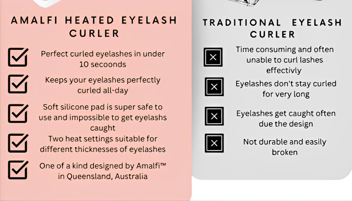 Achieve long-lasting, beautifully curled lashes with the Heated Eyelash Curler.