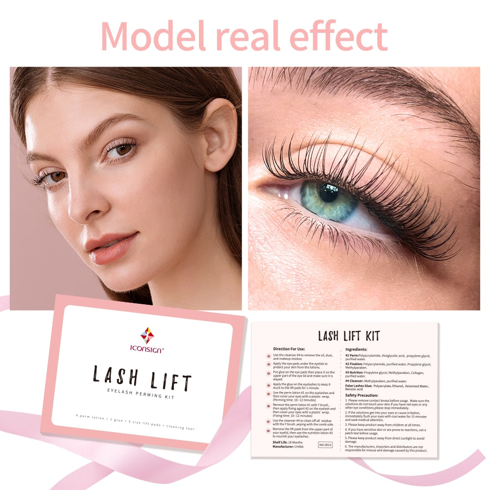 You’ll enjoy perfectly curled lashes without the hassle with our easy-to-use lash lifting kit eyelash.