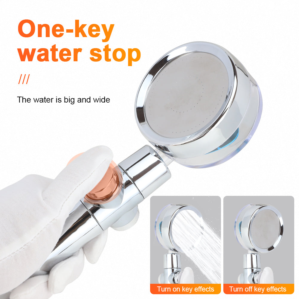 Enjoy a spa-like experience in the comfort of your own bathroom with the Pressurized Shower Head.