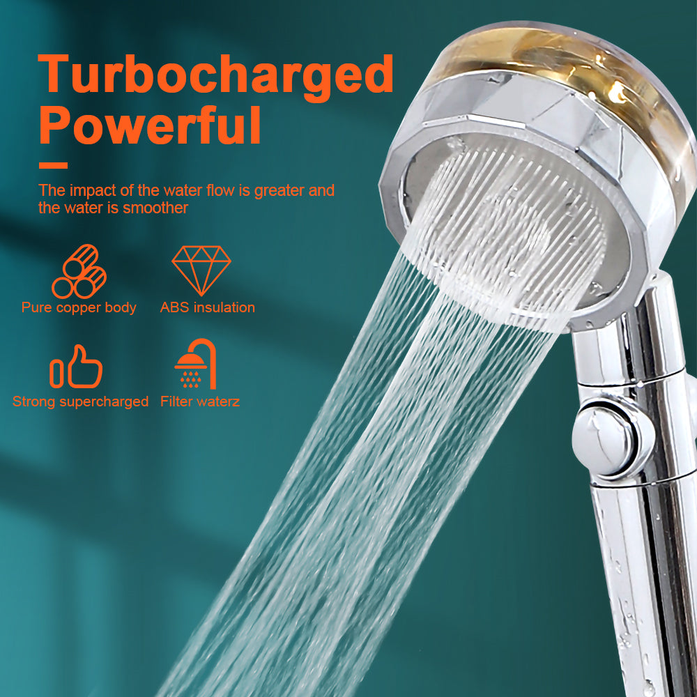 Enjoy a spa-like experience in the comfort of your own bathroom with the Pressurized Shower Head.