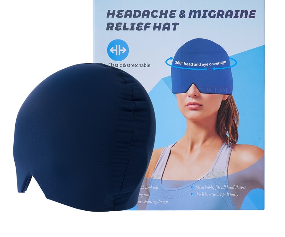 Beat migraines in style and enjoy cool comfort whenever you need it with our Gel Migraine Relief Hat.
