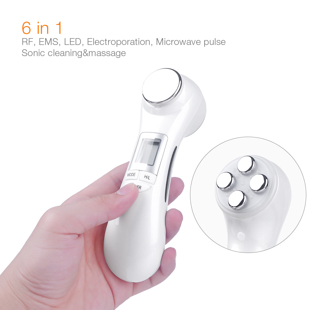 Treat yourself to the luxurious care you deserve with our 6 in 1 Skin Lifter  with the 6-in-1 LED Skin Massage Beauty Device.