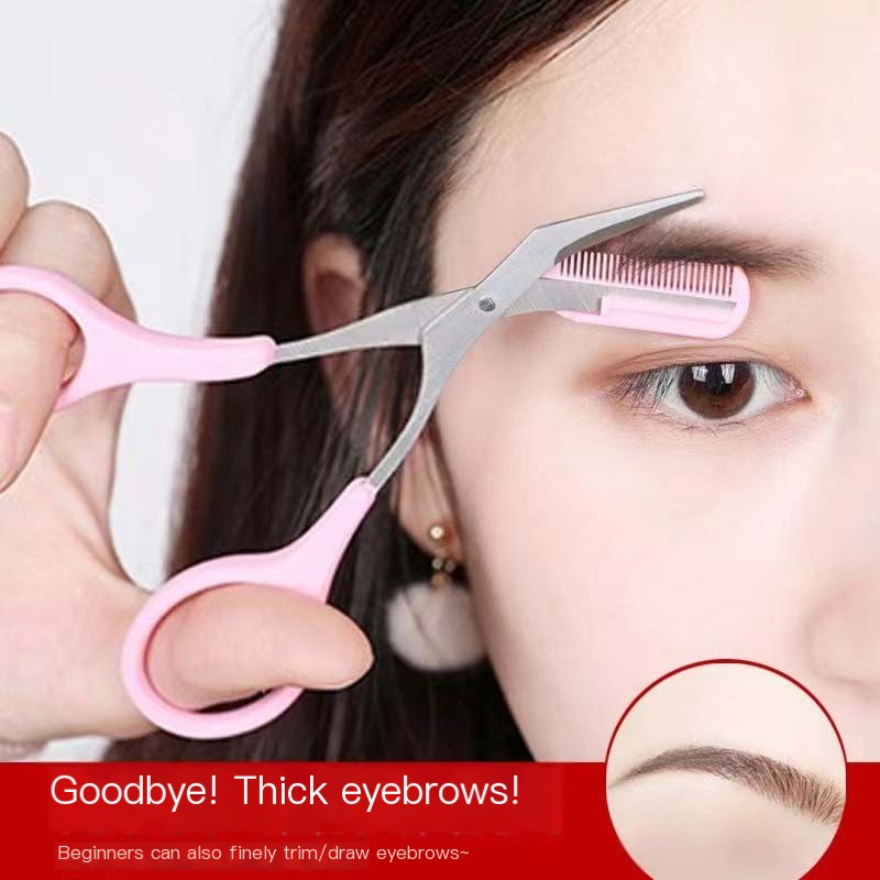 Achieve perfectly shaped eyebrows with ease and precision , with the Eyebrow Scissors with Comb for Beginners and Makeup.