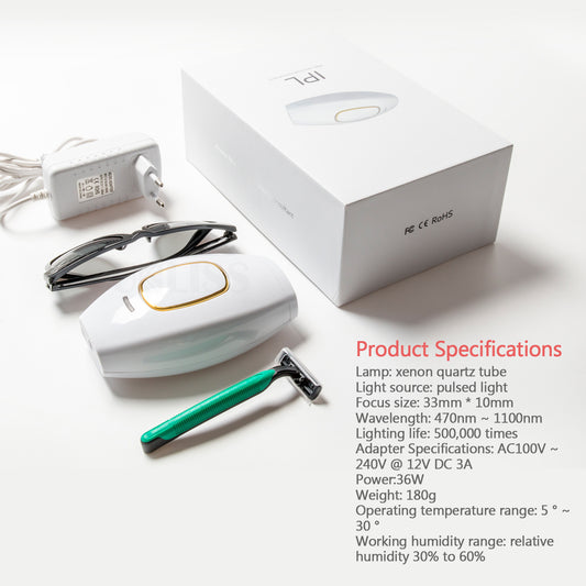 Say hello to silky-smooth skin with every session! With our Hair Removal Set.