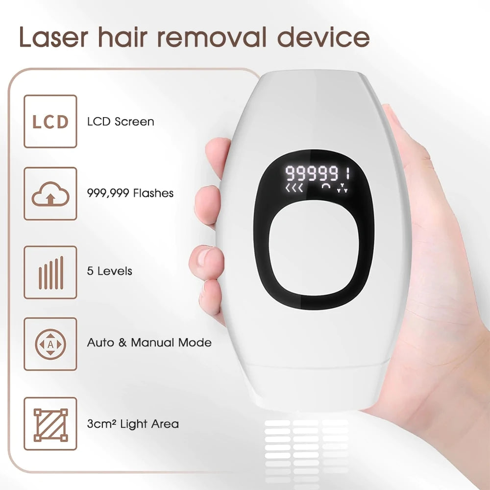Enjoy the pain-free, long-term hair removal solution with the NEOHEXA™ IPL Laser Hair Removal Epilator Original.