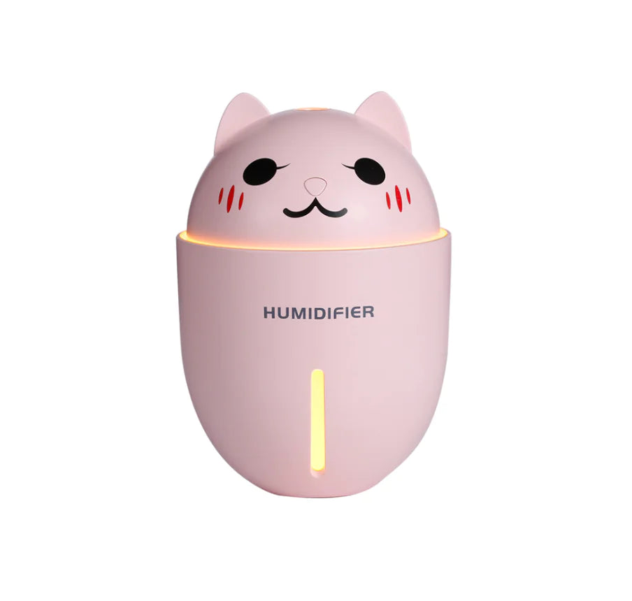 Enjoy a fresher and more confortable space with our Cat Humidifier with Fan and Night Light