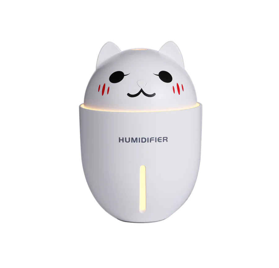 Enjoy a fresher and more confortable space with our Cat Humidifier with Fan and Night Light
