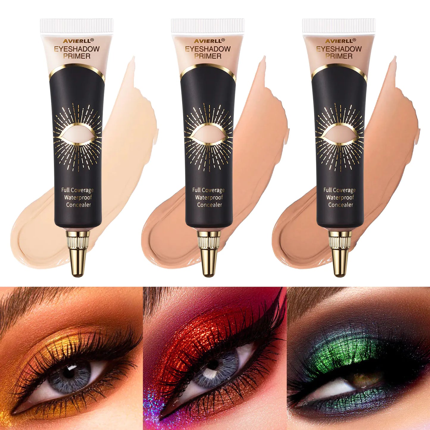 Achieve a flawless look that last all day with the AVIERLL Long Lasting Eye Primer and Makeup Base